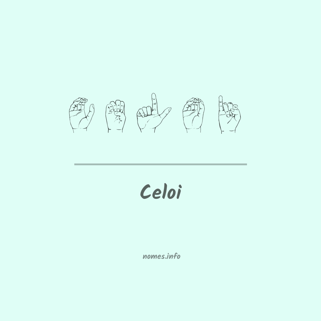 Celoi em Libras