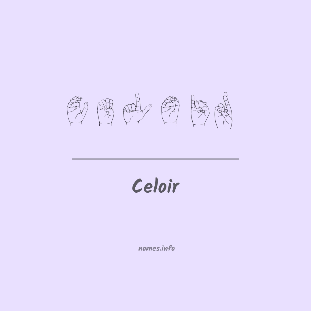Celoir em Libras
