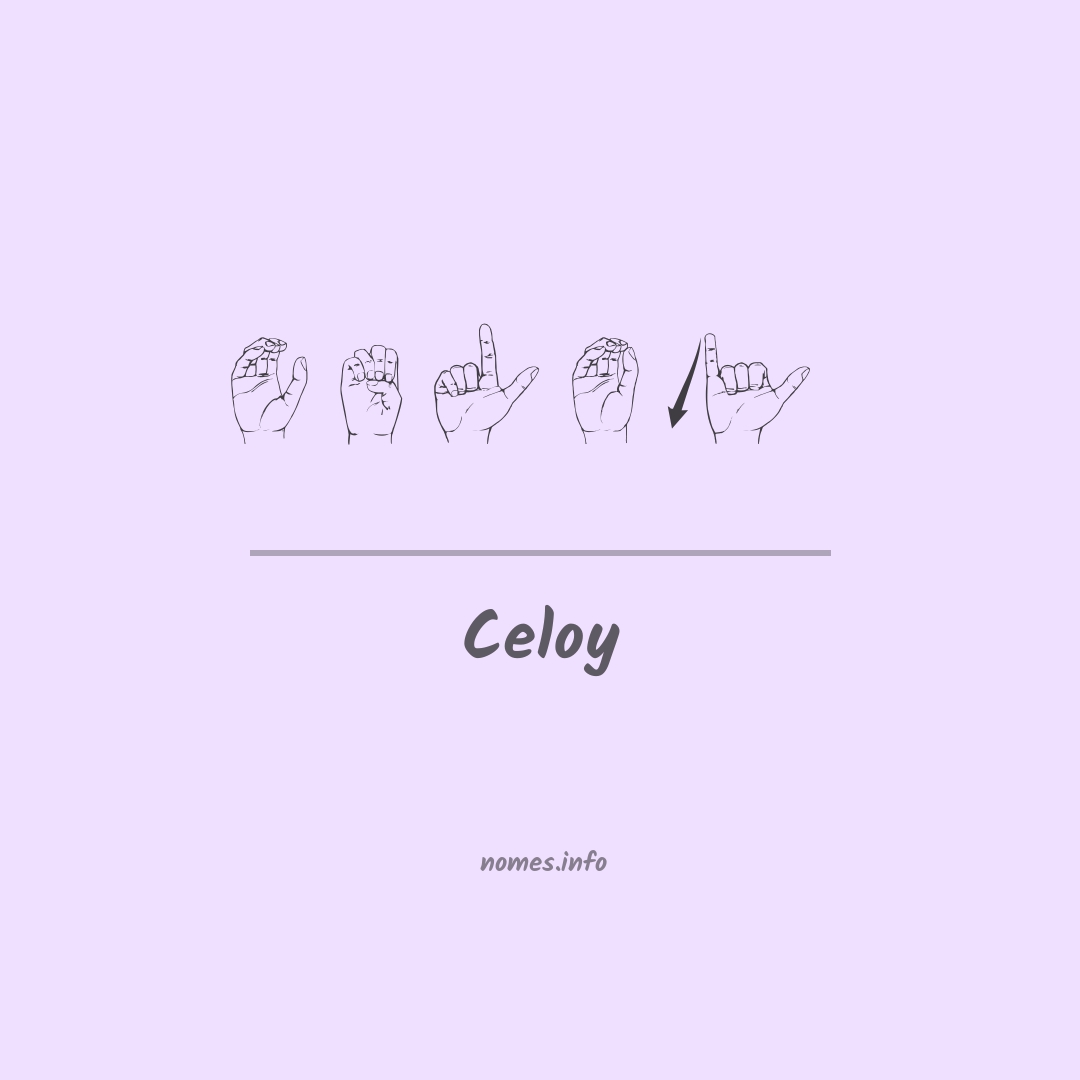 Celoy em Libras