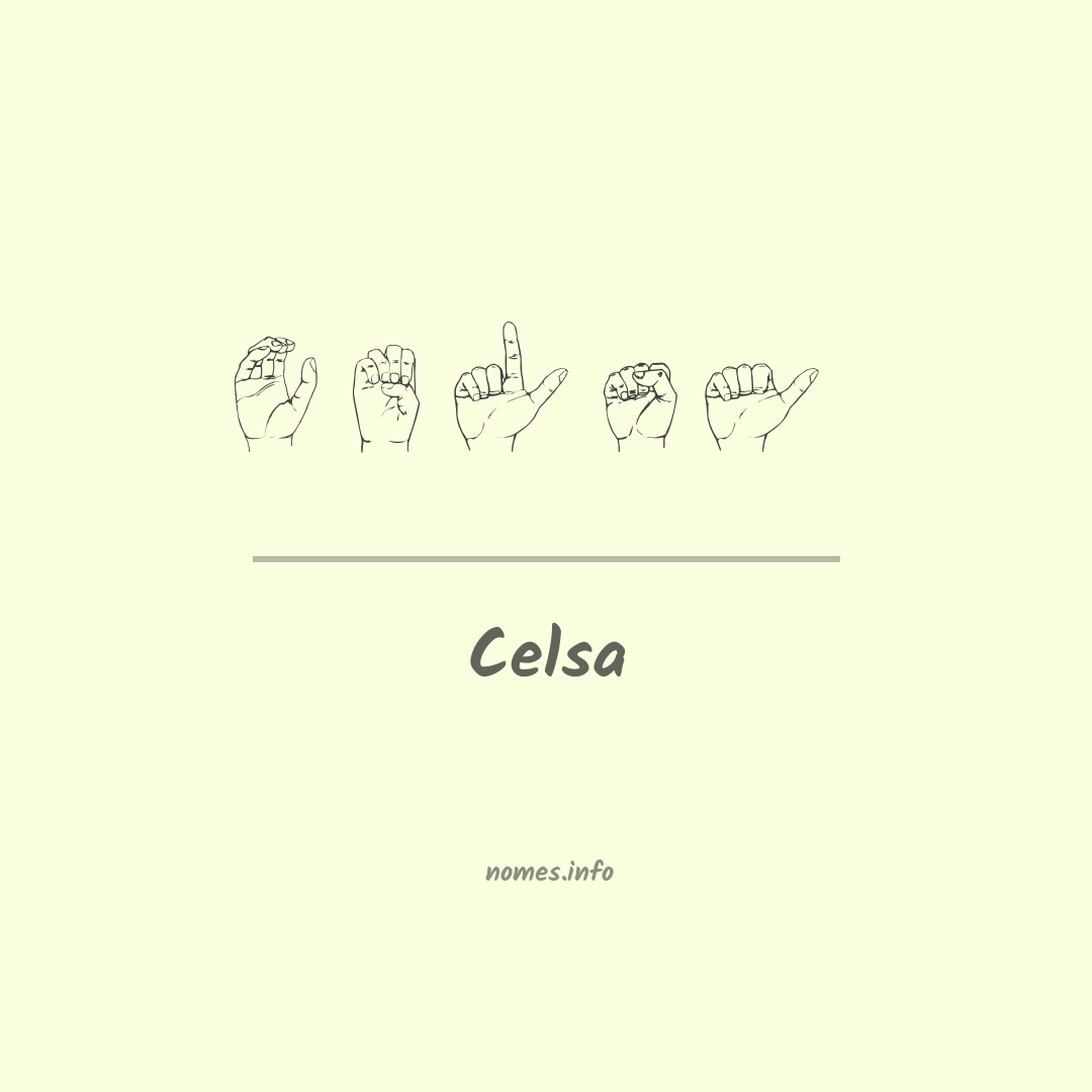 Celsa em Libras