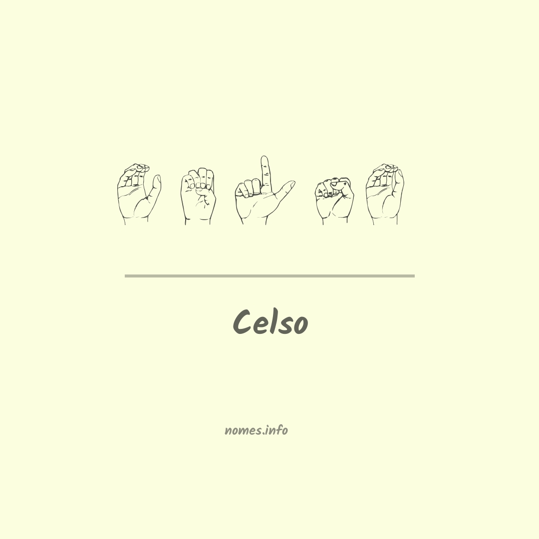 Celso em Libras
