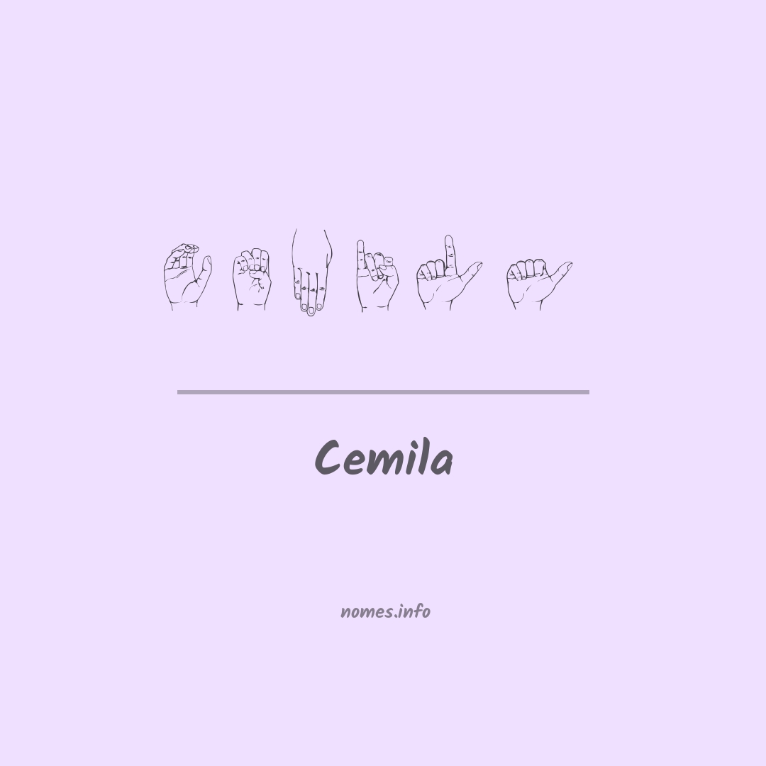 Cemila em Libras