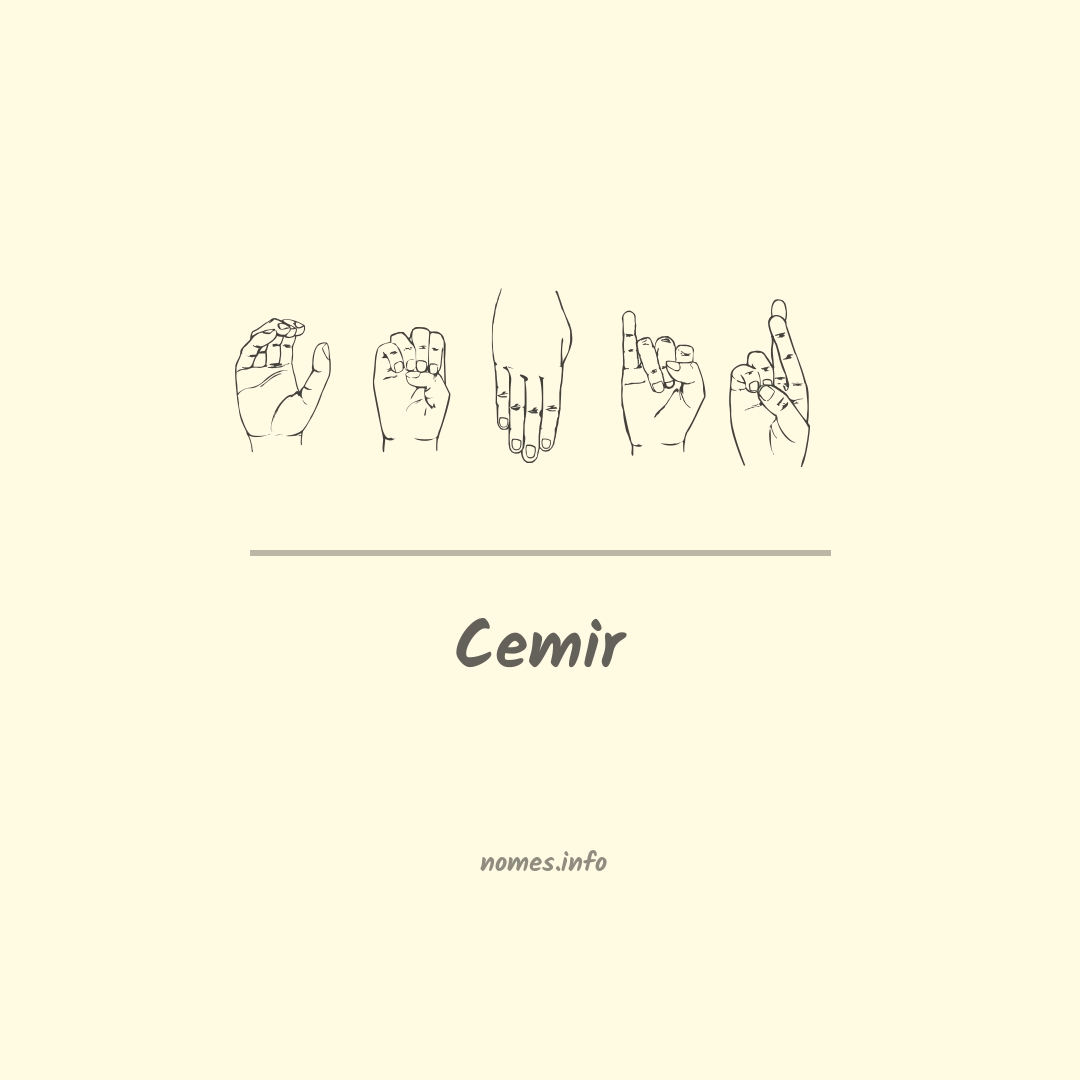Cemir em Libras