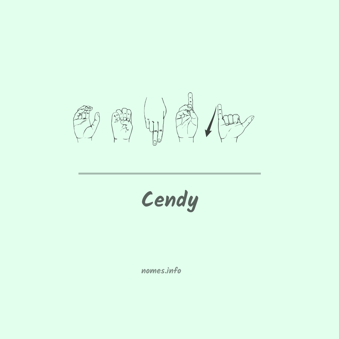 Cendy em Libras