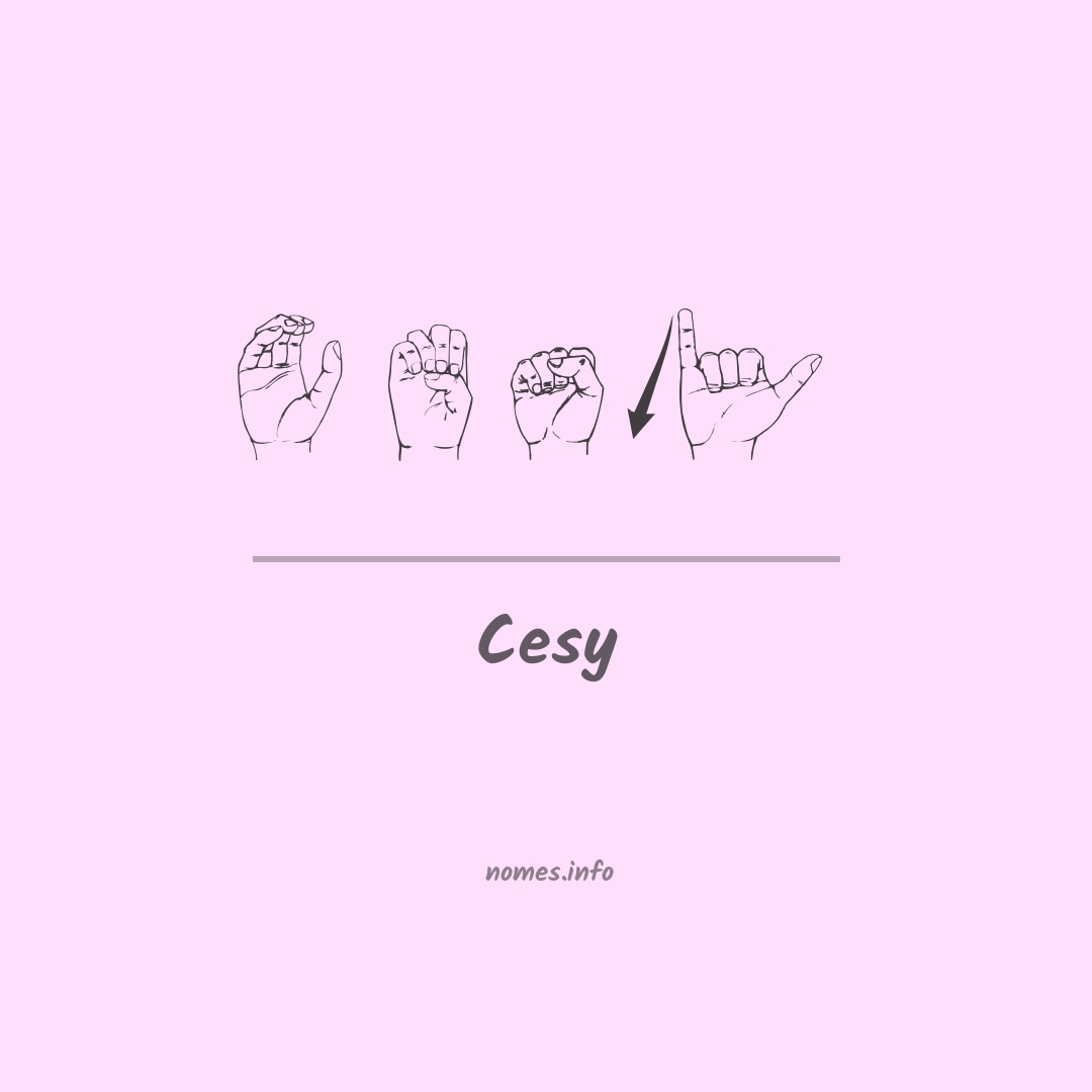 Cesy em Libras
