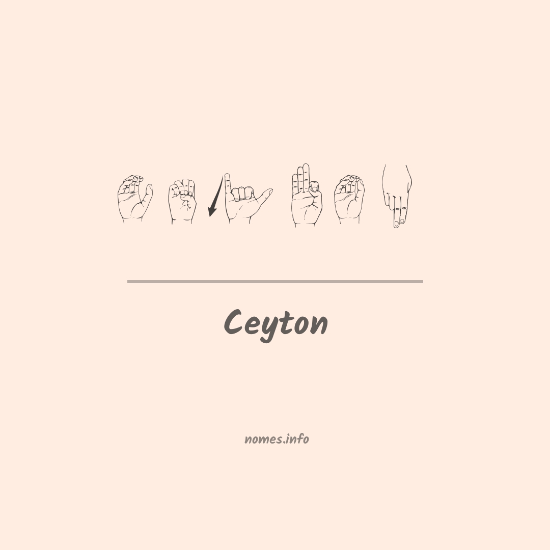 Ceyton em Libras