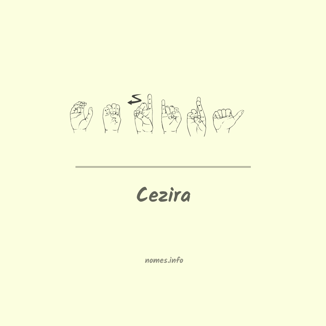 Cezira em Libras