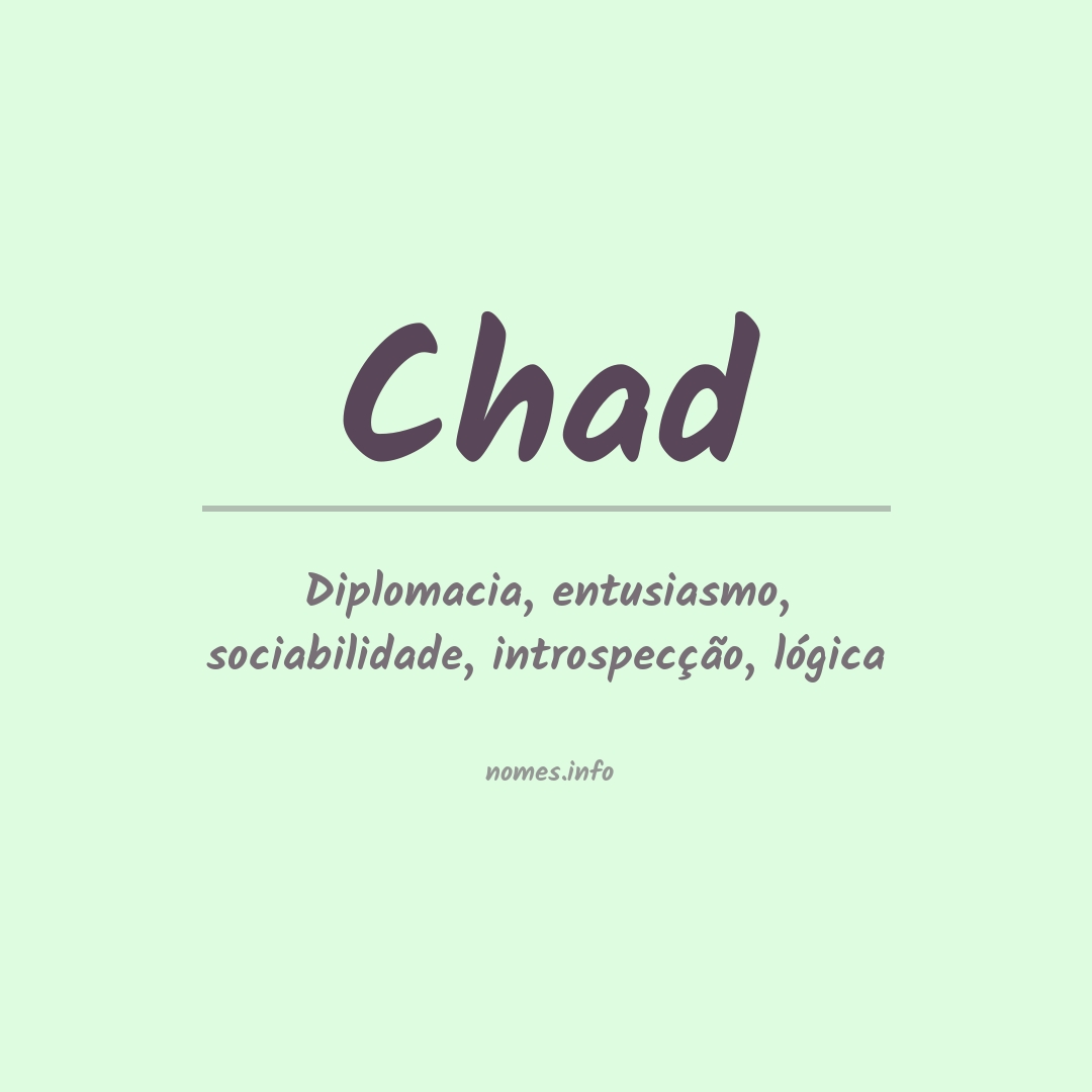 Significado do nome Chad