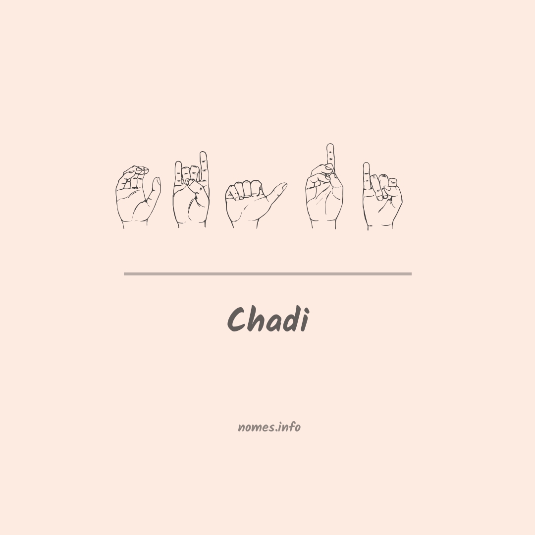 Chadi em Libras