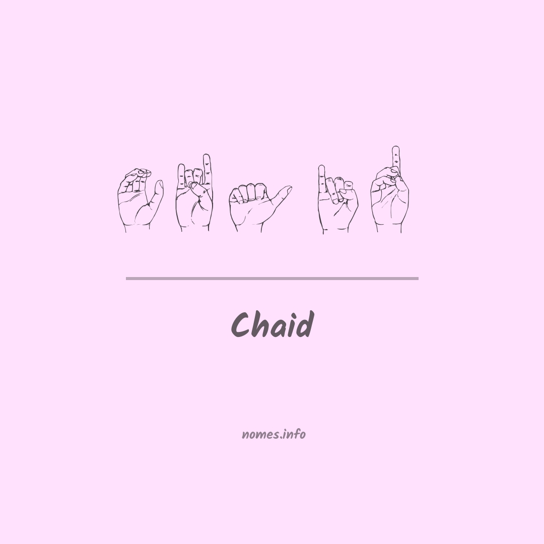 Chaid em Libras