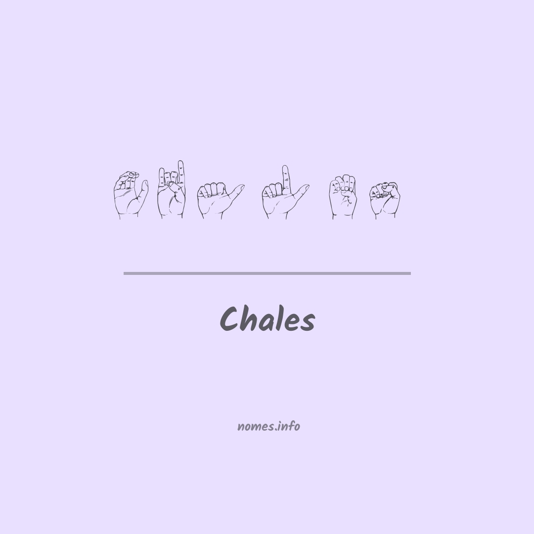 Chales em Libras