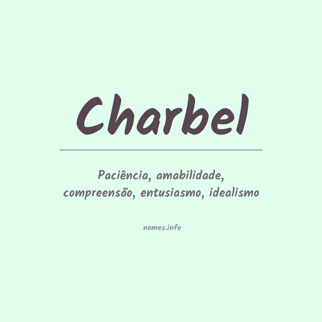 Significado do nome Charbel