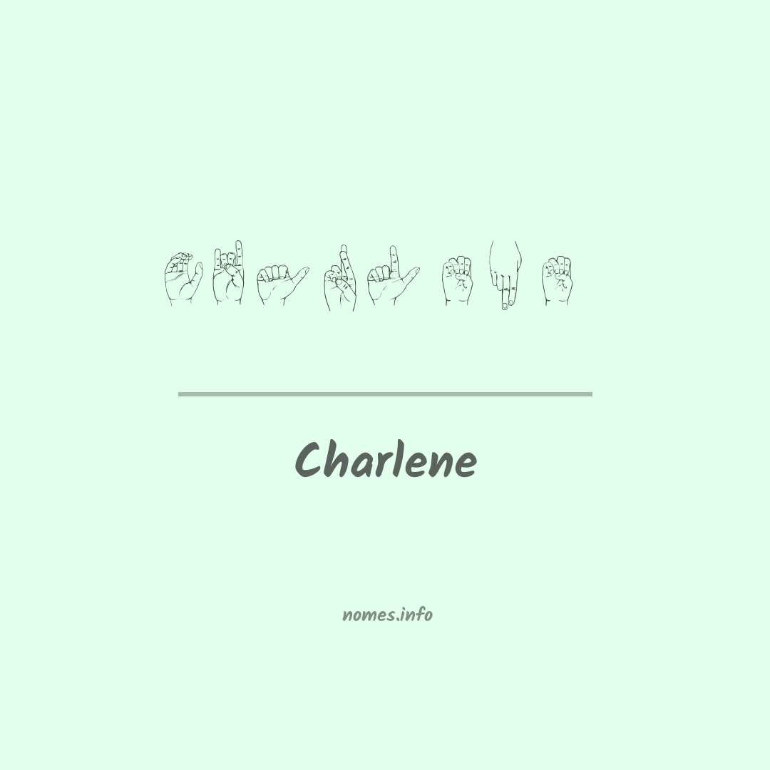 Charlene em Libras