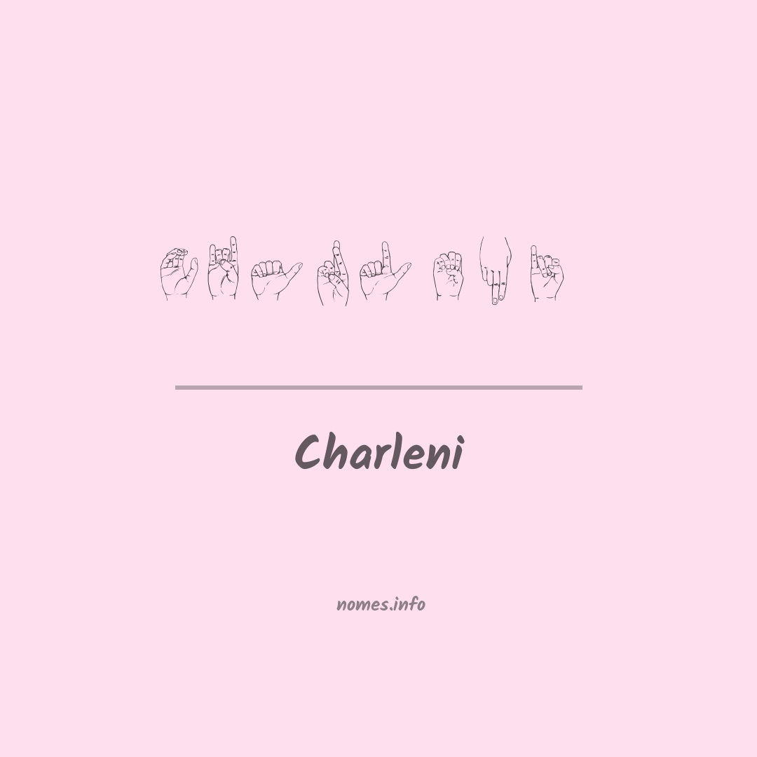 Charleni em Libras