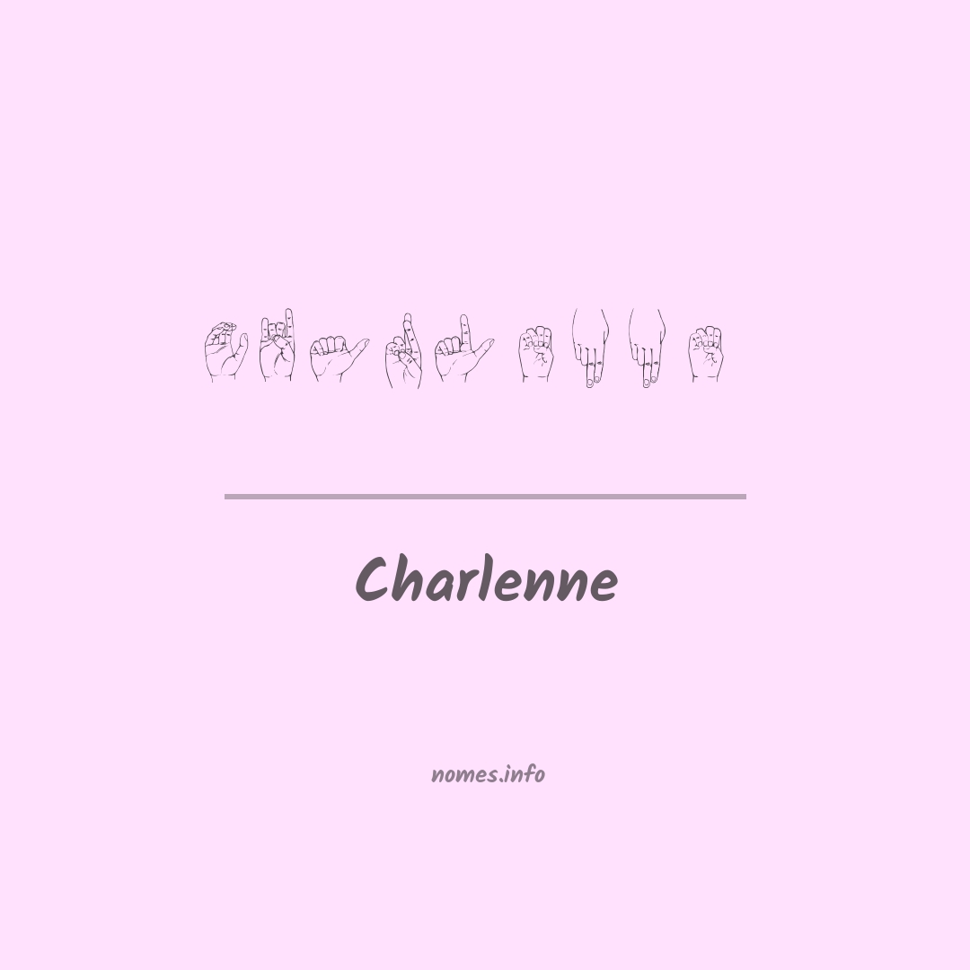 Charlenne em Libras