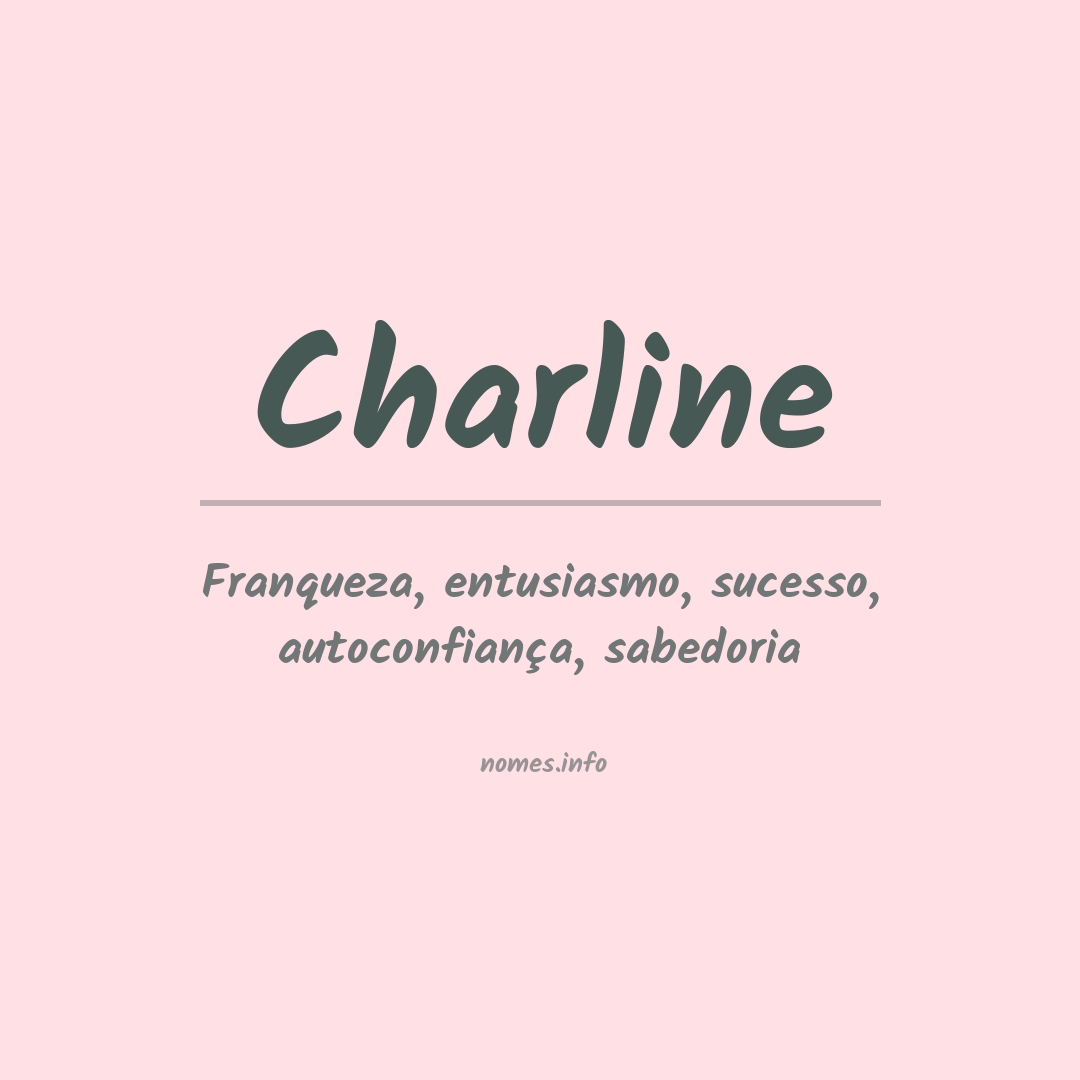 Significado do nome Charline