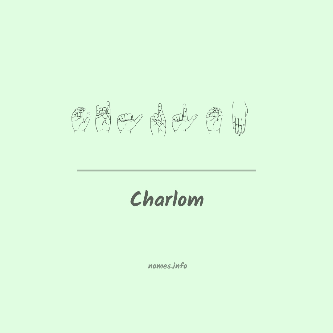 Charlom em Libras