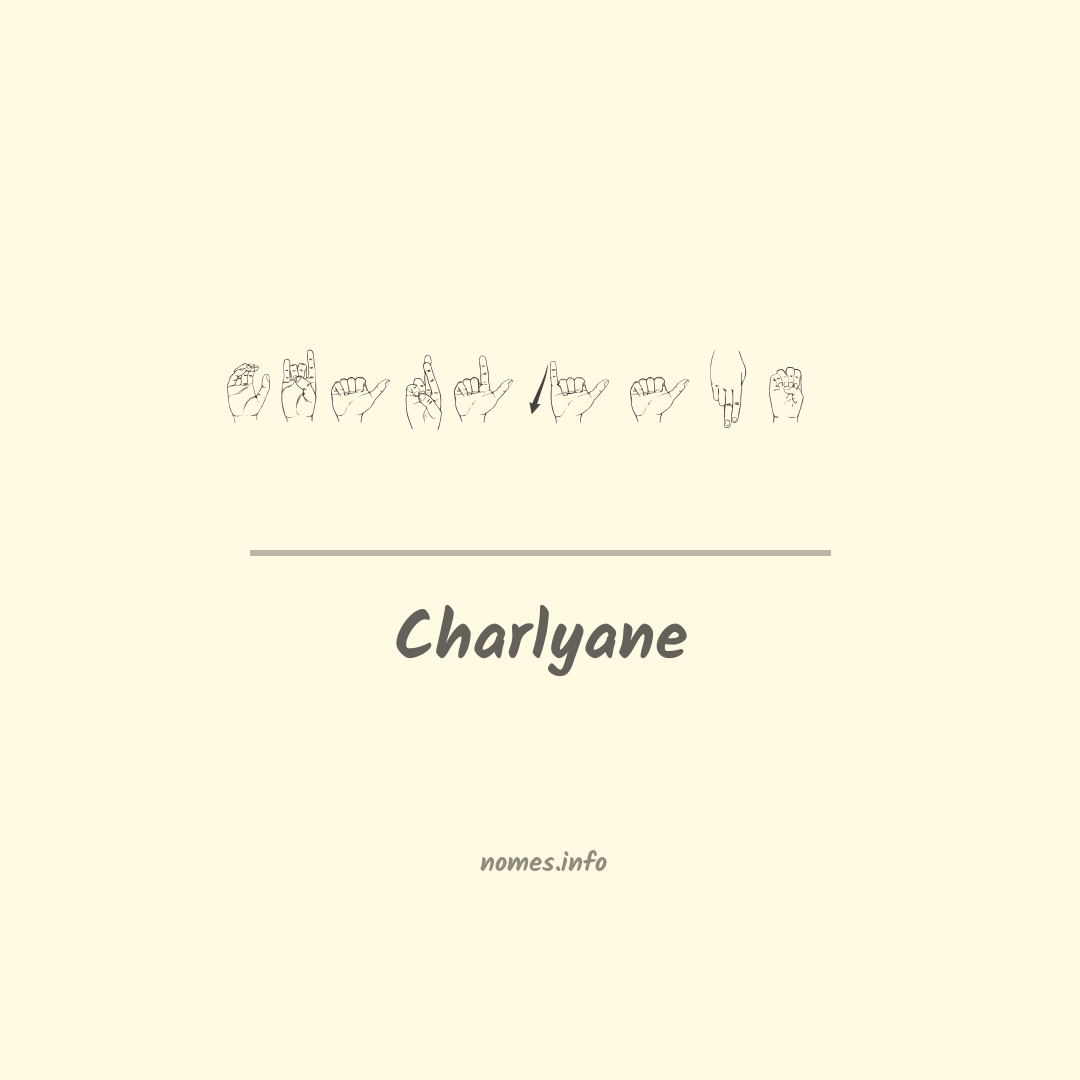 Charlyane em Libras