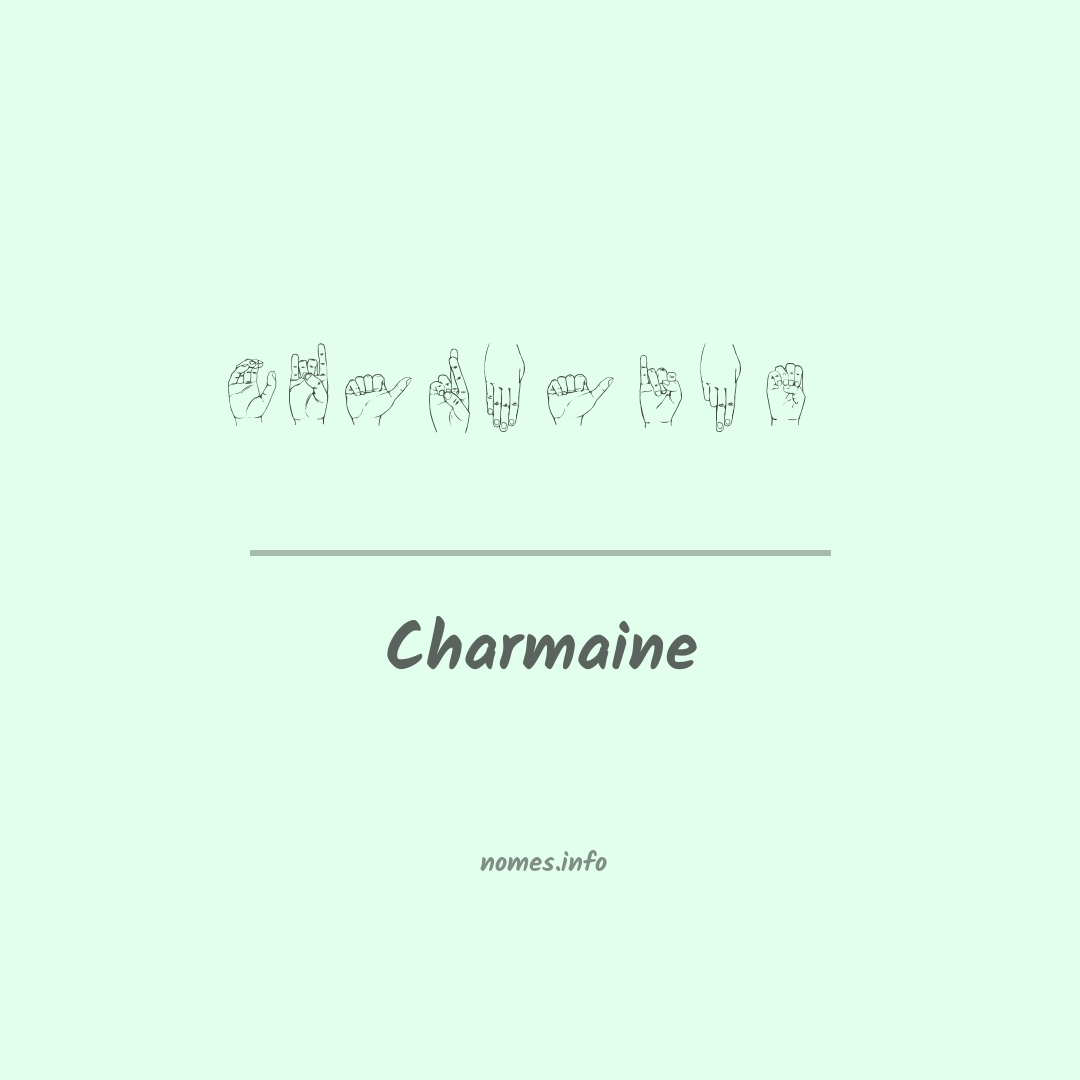 Charmaine em Libras