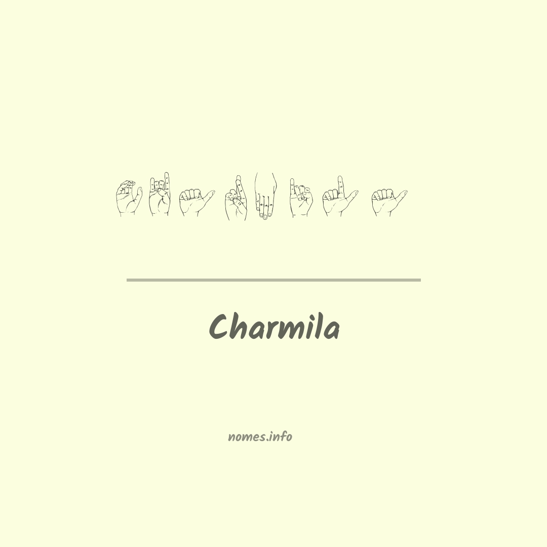 Charmila em Libras