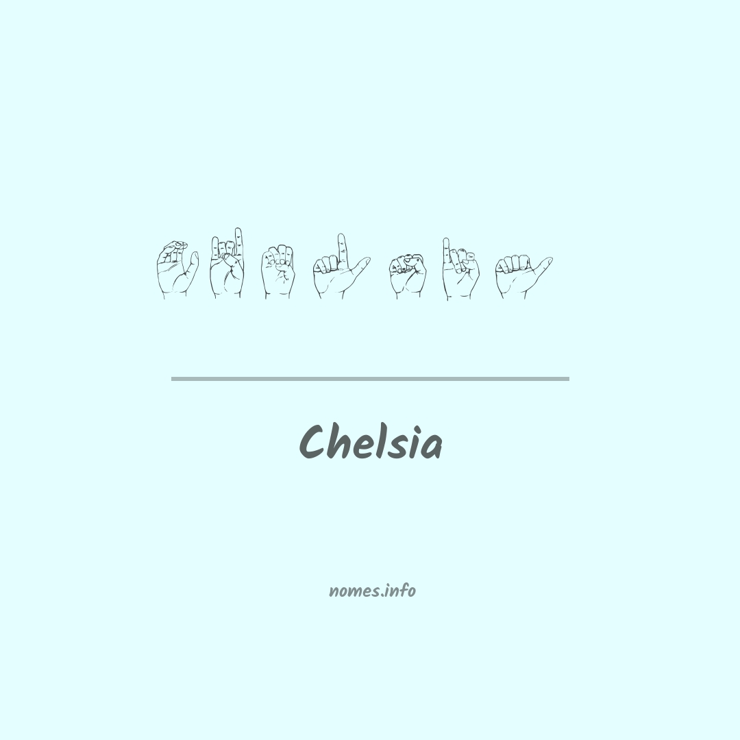 Chelsia em Libras