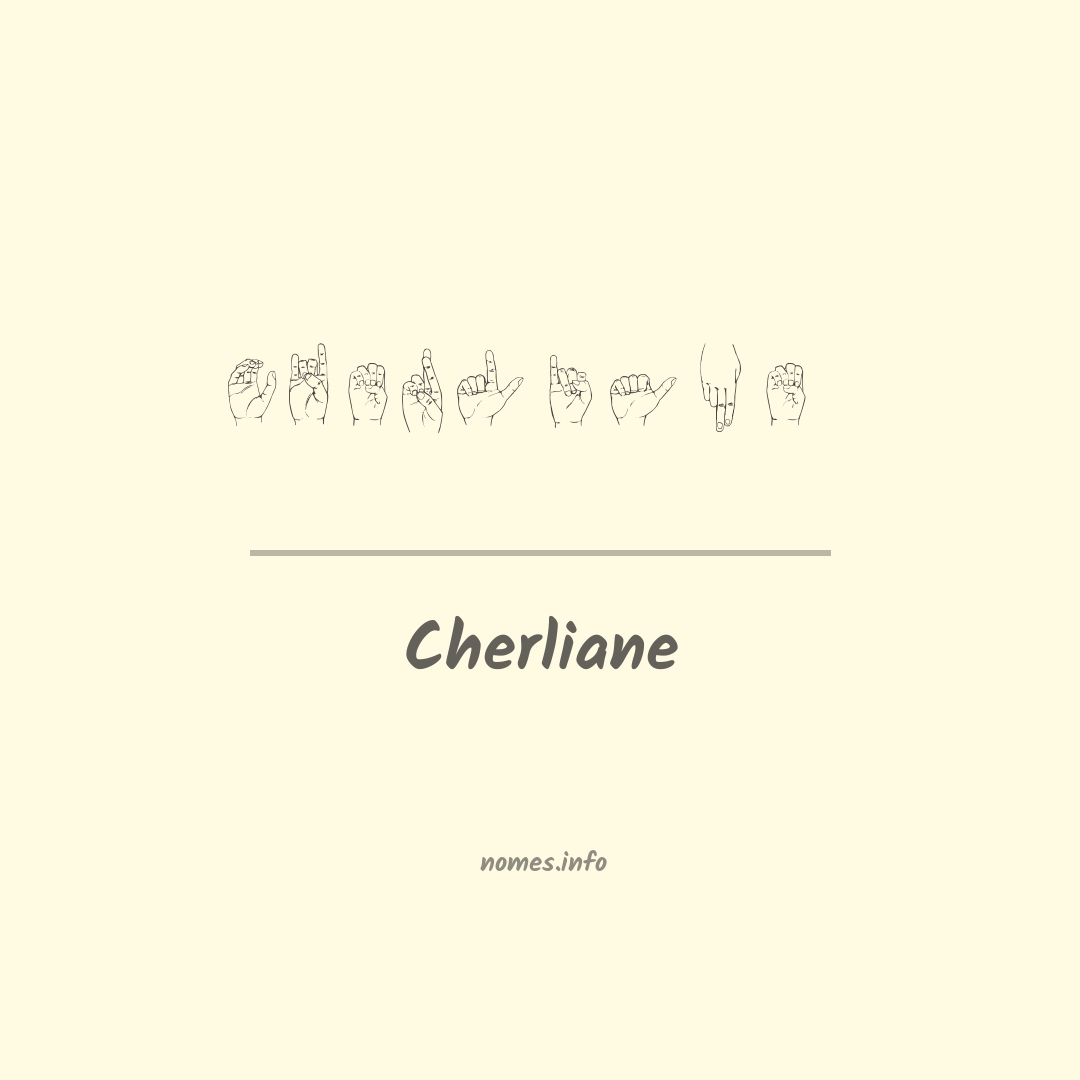 Cherliane em Libras