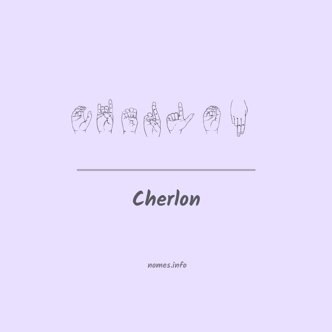 Cherlon em Libras