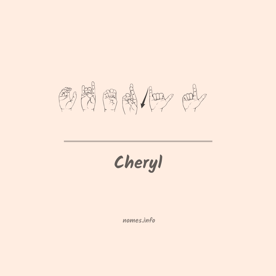 Cheryl em Libras