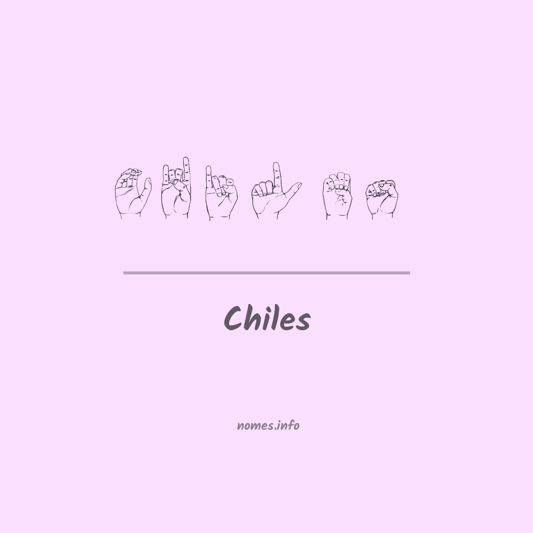 Chiles em Libras
