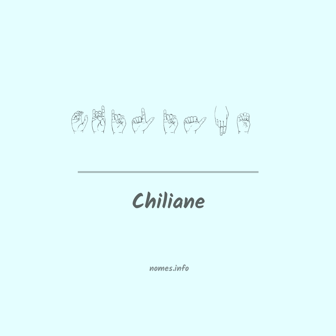 Chiliane em Libras