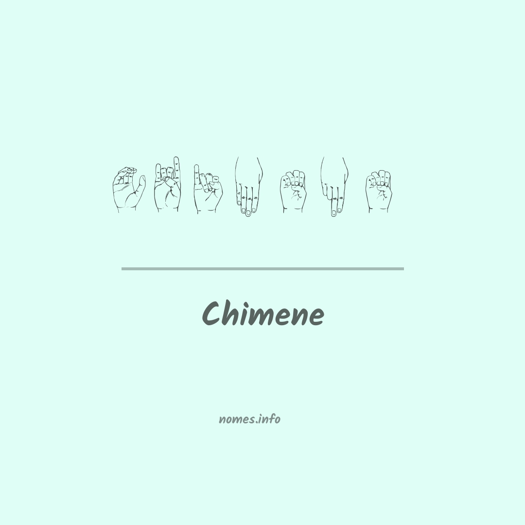 Chimene em Libras Chimene em Libras