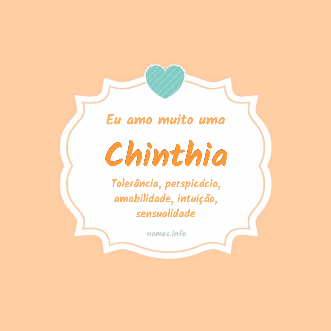 Eu amo muito Chinthia