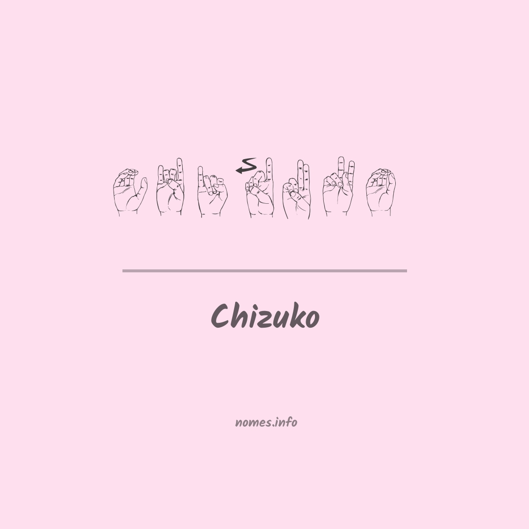 Chizuko em Libras