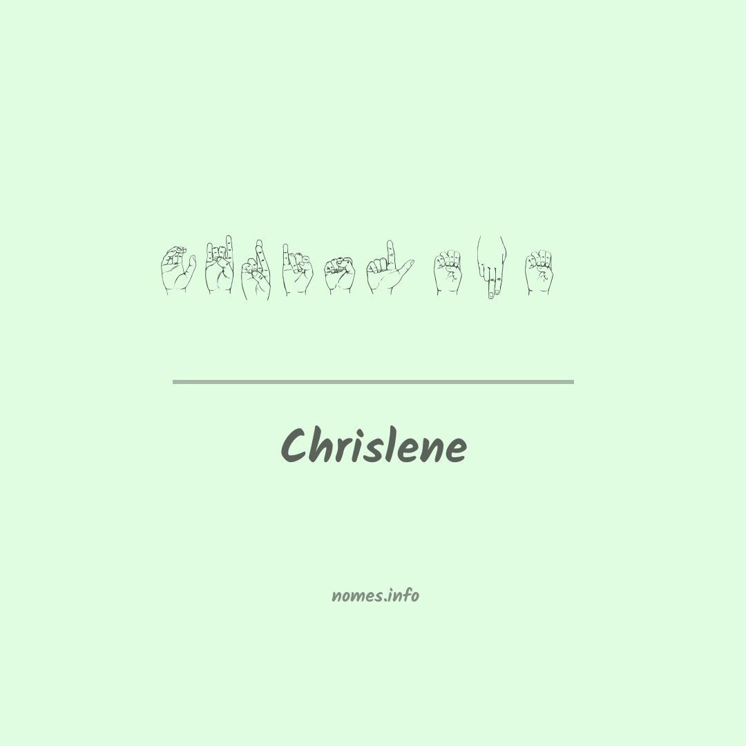 Chrislene em Libras