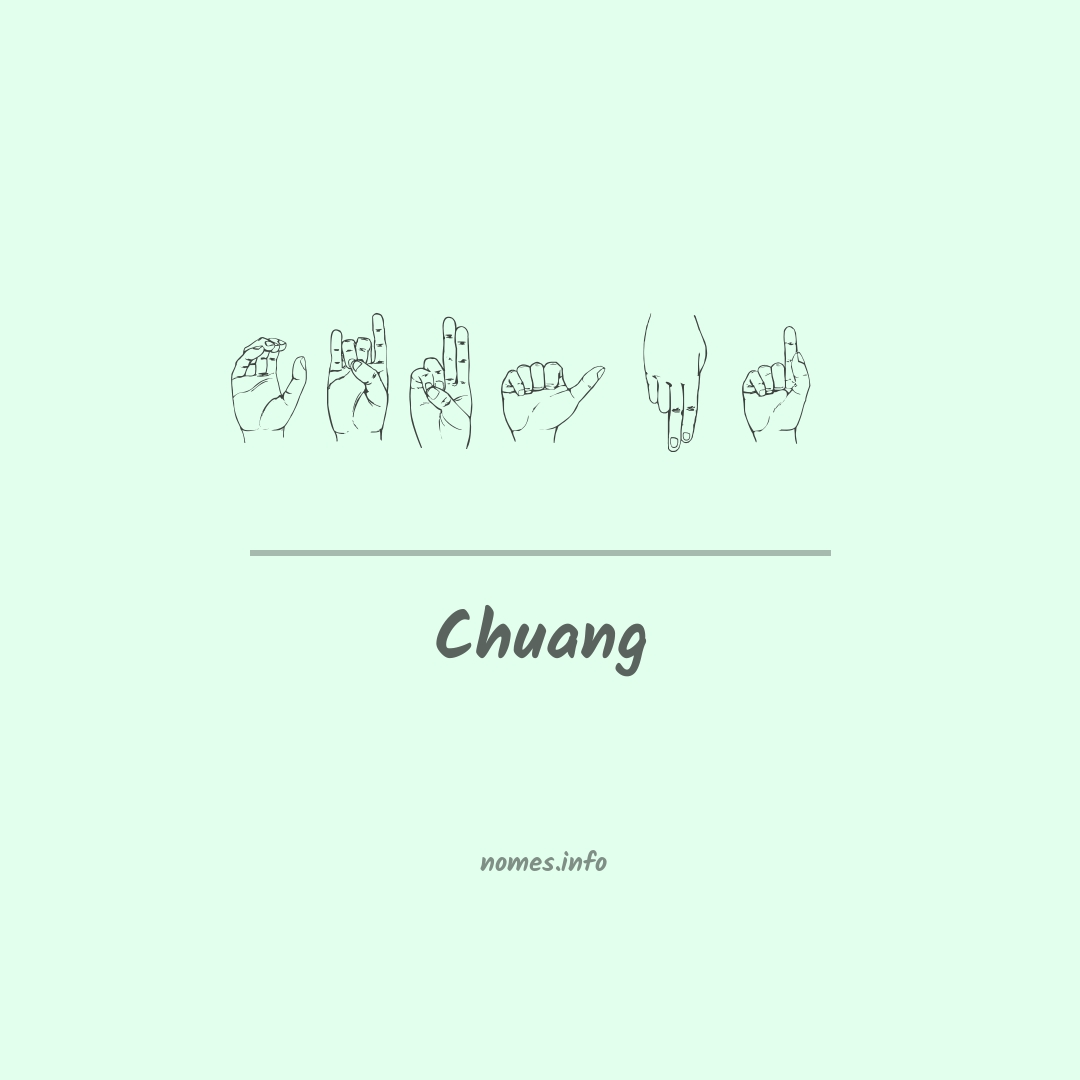 Chuang em Libras