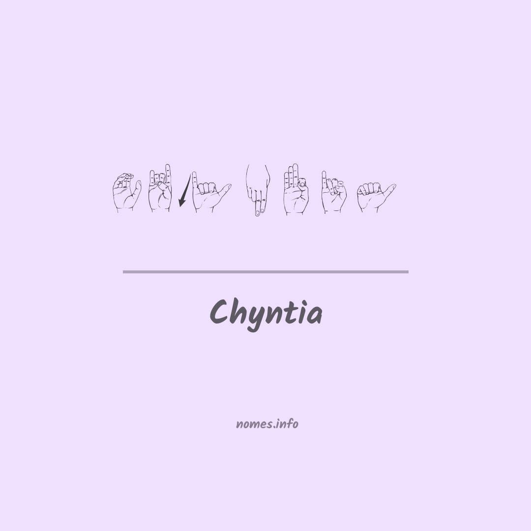 Chyntia em Libras