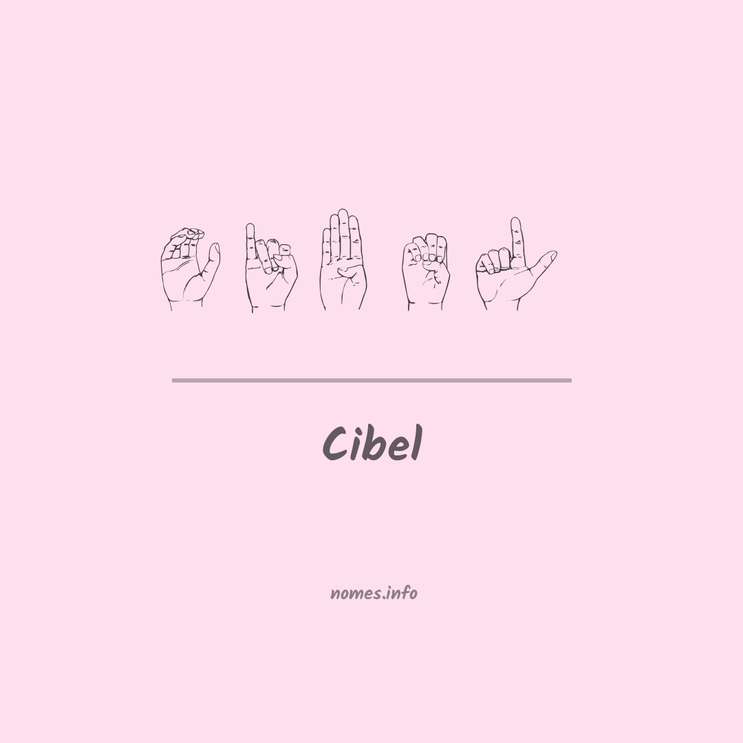 Cibel em Libras