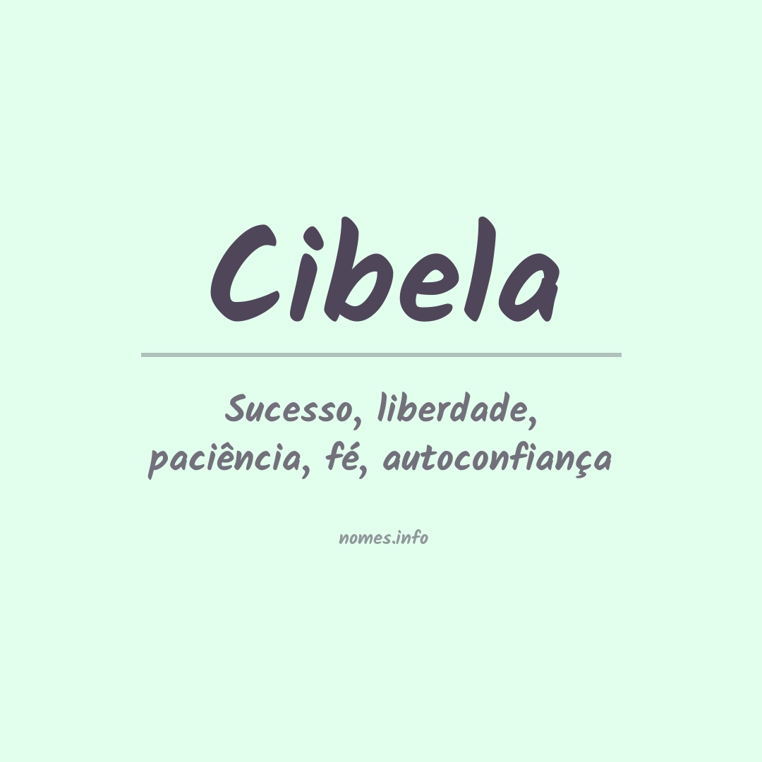 Significado do nome Cibela