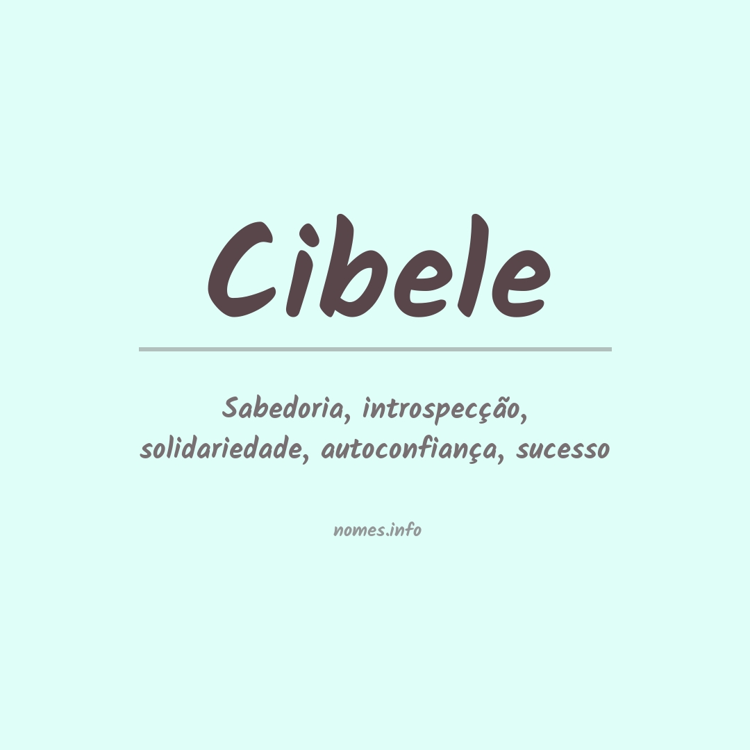 Significado do nome Cibele