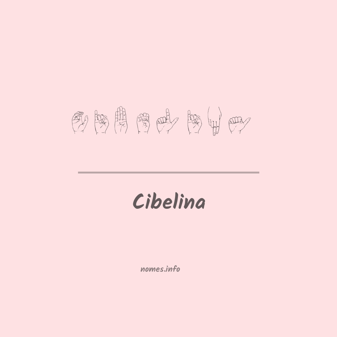 Cibelina em Libras