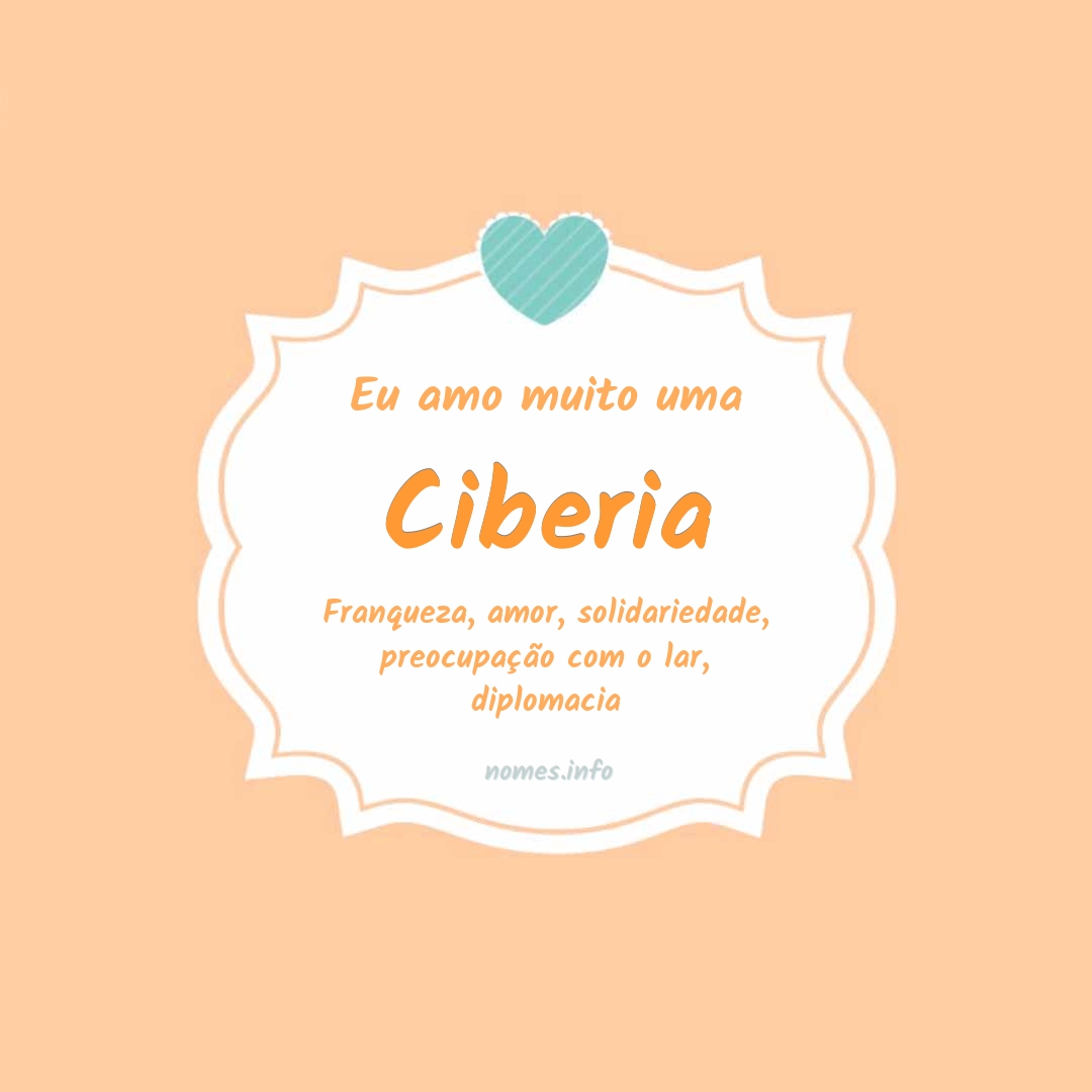 Eu amo muito Ciberia