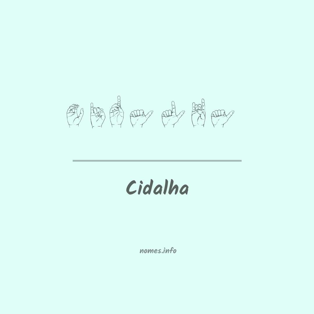 Cidalha em Libras