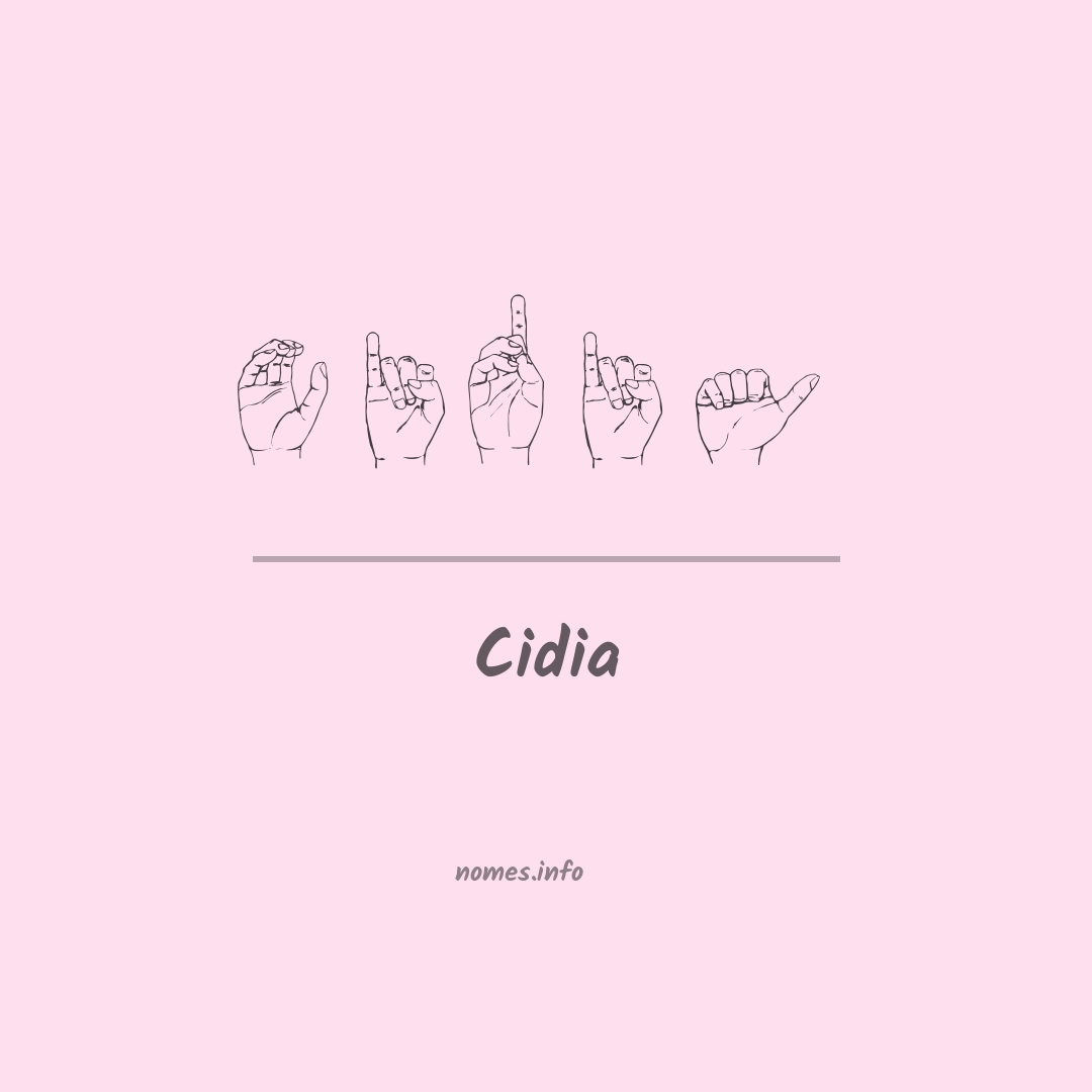 Cidia em Libras