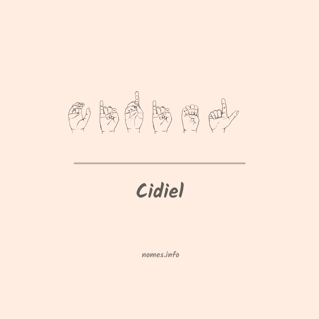 Cidiel em Libras