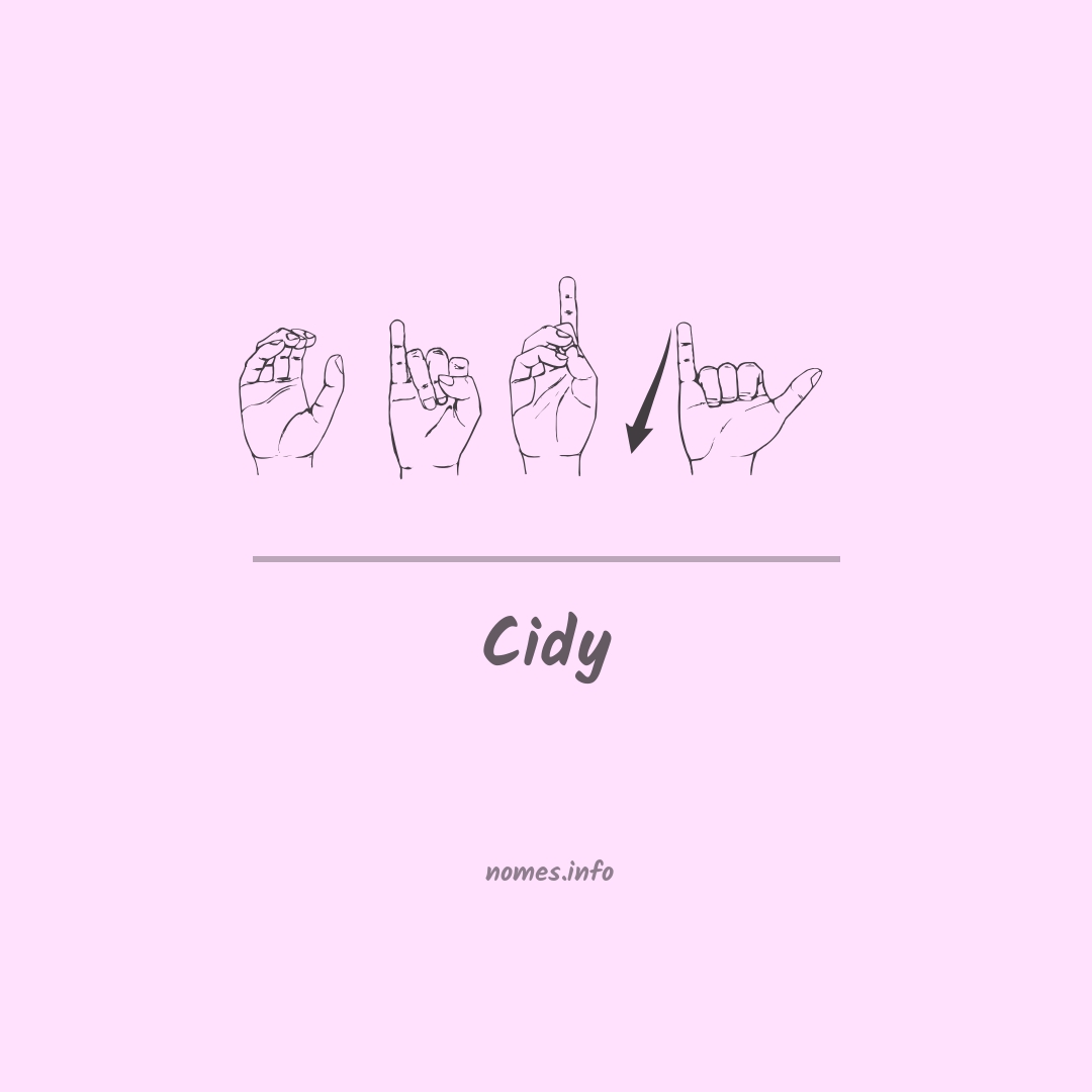 Cidy em Libras