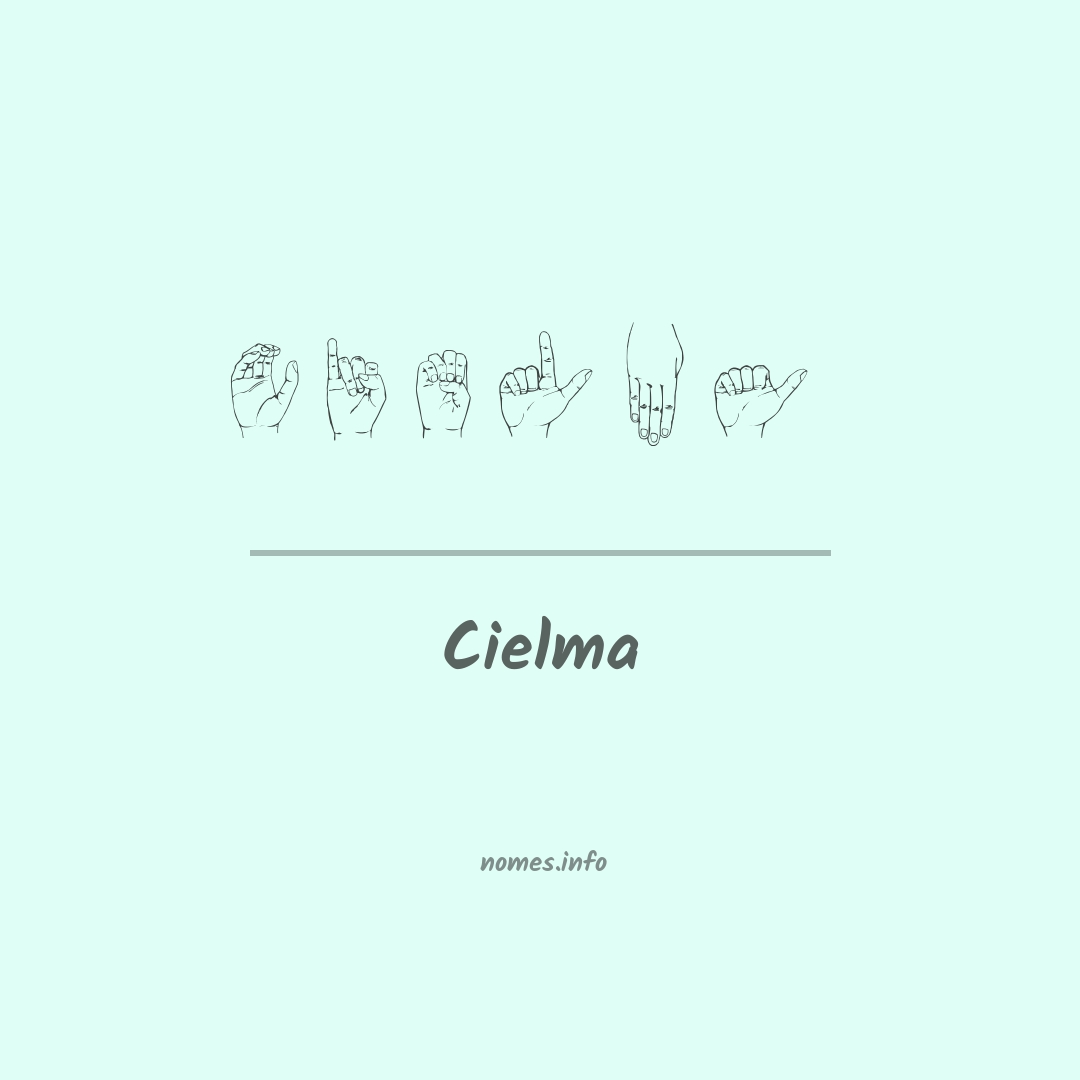 Cielma em Libras