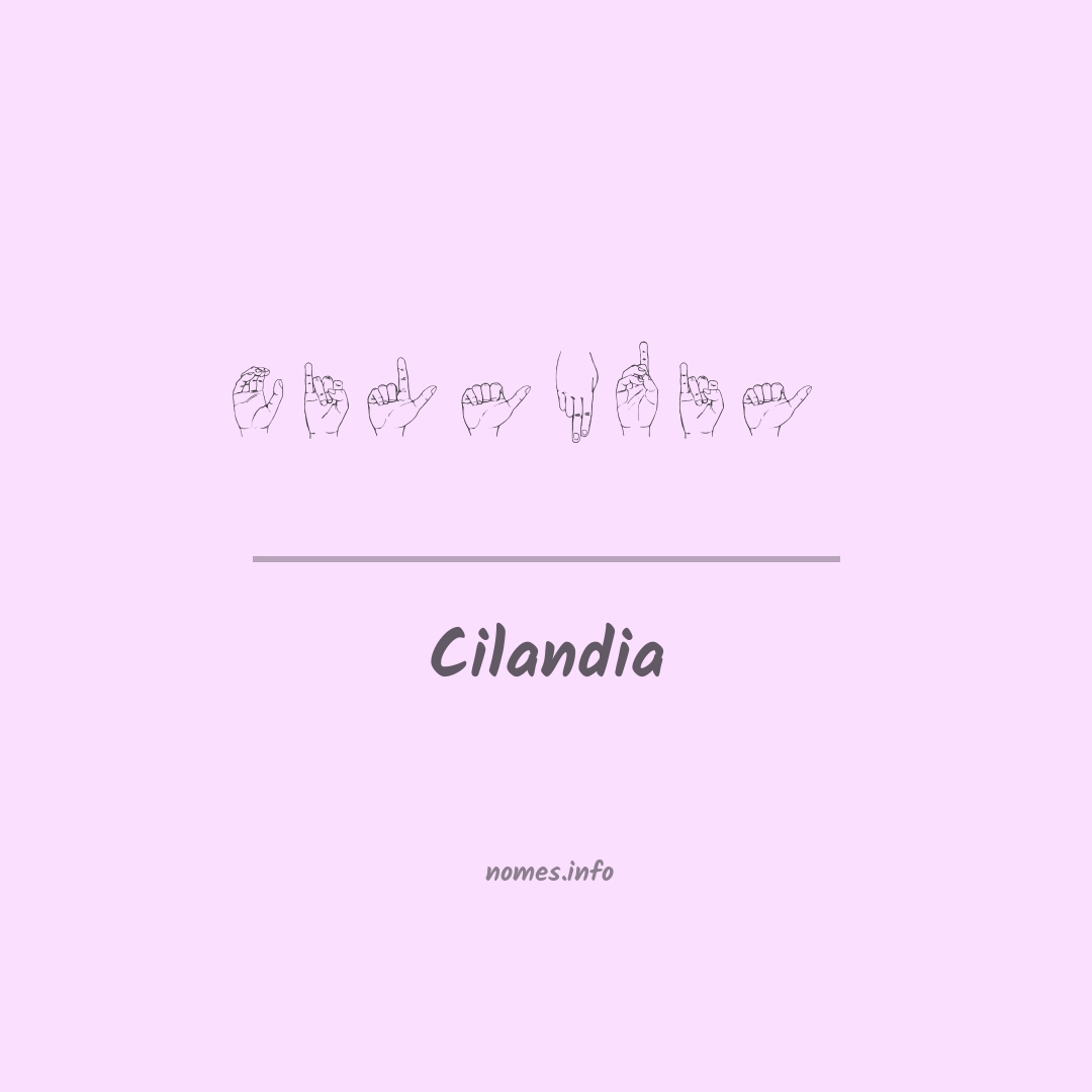 Cilandia em Libras