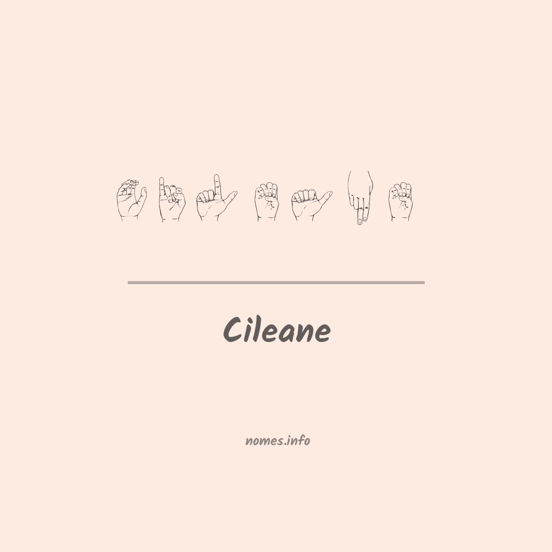 Cileane em Libras Cileane em Libras