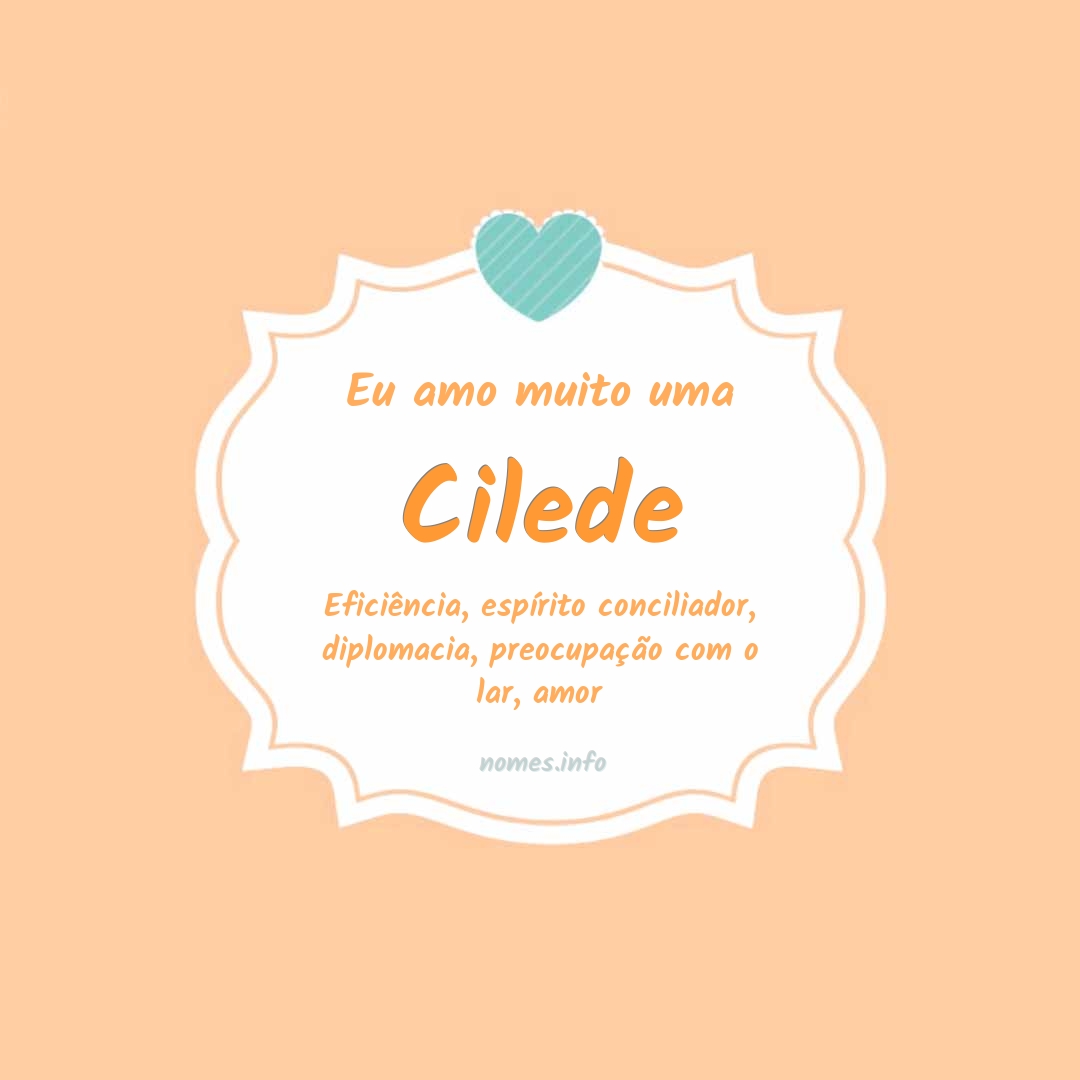 Eu amo muito Cilede Eu amo muito Cilede