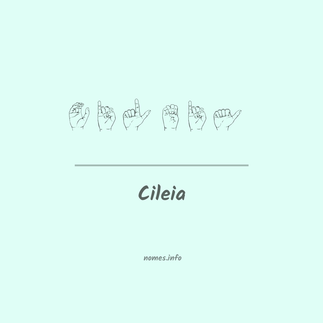 Cileia em Libras